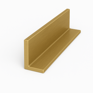 Латунный профиль Г-образный 10 мм ЛС59-1 в наличии в Костроме