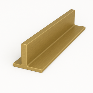 Латунный профиль Т-образный 10 мм ЛС59-1 в наличии в Костроме