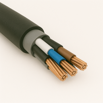 Кабель контрольный медный КВВБ 4х4 многожильный круглый в наличии в Костроме
