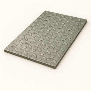 Лист стальной рифленый 3х1250х2500 мм чечевица Ст3пс в наличии в Костроме