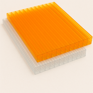 Сотовый поликарбонат 10х2100х6000 мм бронзовый 42% в наличии в Костроме