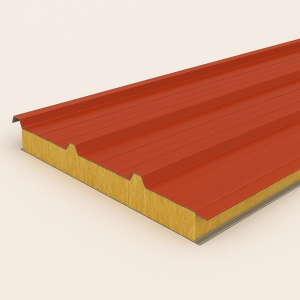 Кровельная сэндвич-панель МВ 100 мм RAL 9002 в наличии в Костроме