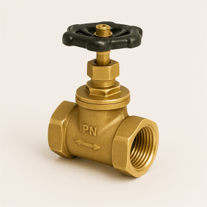 Клапан запорный латунный ДУ 25 РУ 16 15б1п в наличии в Костроме