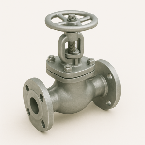 Стальной клапан запорный сальниковый фланцевый ДУ 100 РУ 40 ГОСТ 9697-87 в наличии в Костроме