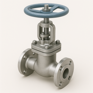 Задвижка нержавеющая фланцевая Ду 125 Ру 16 в наличии в Костроме