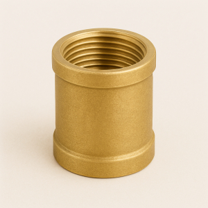 Муфта латунная прямая резьбовая 40 мм 1 1/2 ГОСТ 32590-2013 в наличии в Костроме