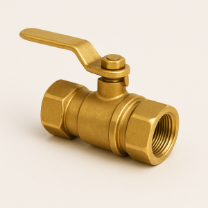 Латунный кран конусный четырехходовой муфтовый ДУ 15 РУ 10 ГОСТ 15527-2004 в наличии в Костроме